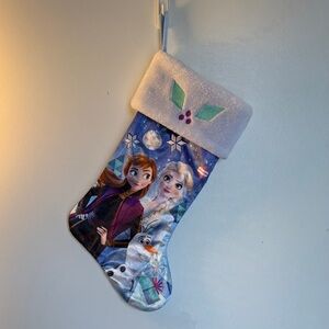 Disney Frozen Stocking with Blue and White Design